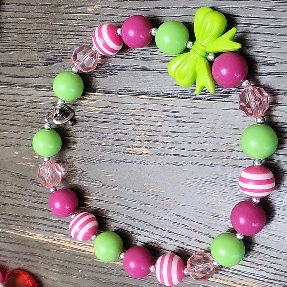 Bubble Gum Necklaces bundle of 3 - Picture 2 of 9